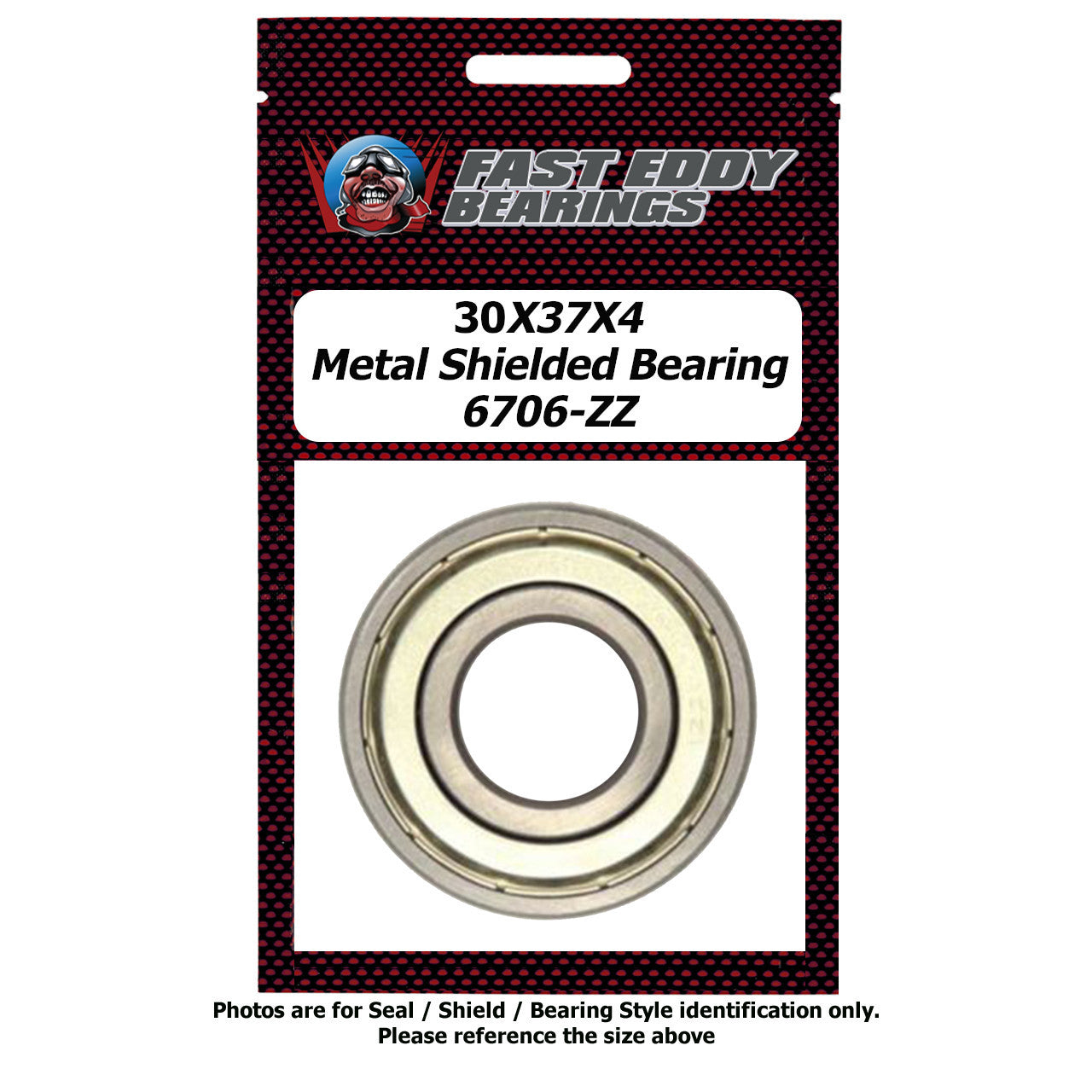 30X37X4 Metal Shielded Bearing 6706-ZZ