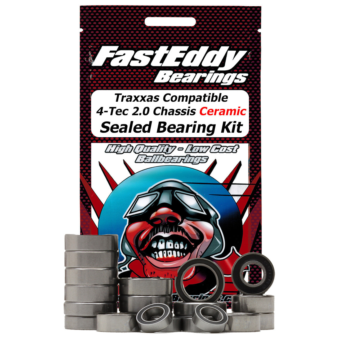 Traxxas Compatible 4-Tec 2.0 Chassis Ceramic Sealed Bearing Kit