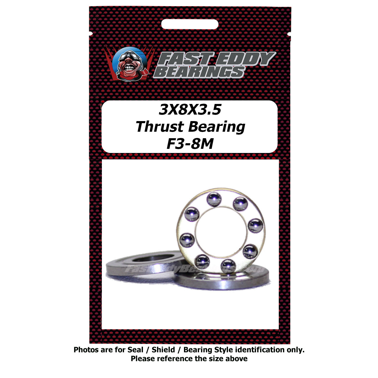 3X8X3.5 Thrust Bearing F3-8M