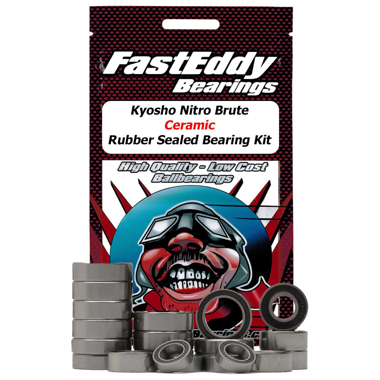 Kyosho Nitro Brute Ceramic Rubber Sealed Bearing Kit