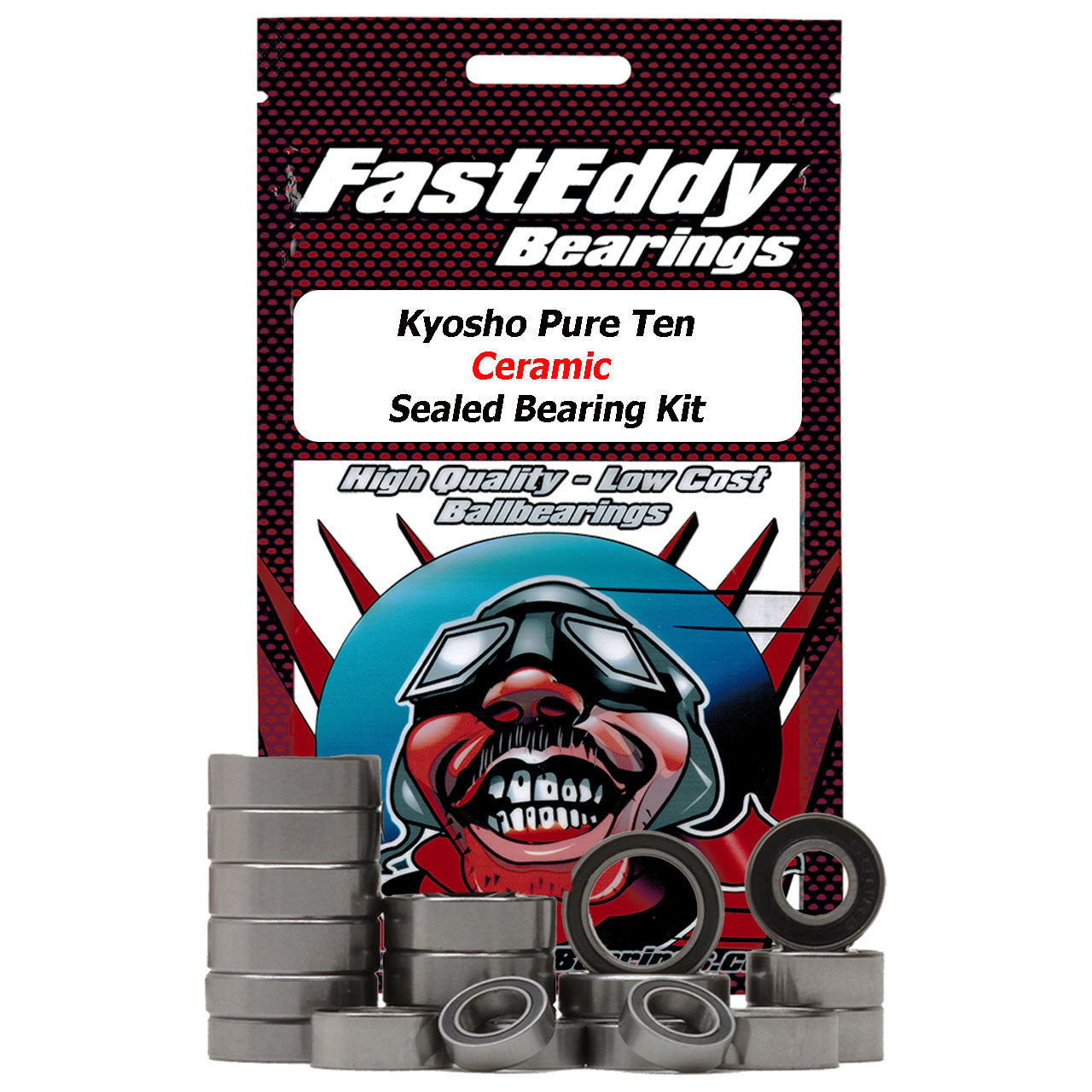 Kyosho Pure Ten Ceramic Sealed Bearing Kit