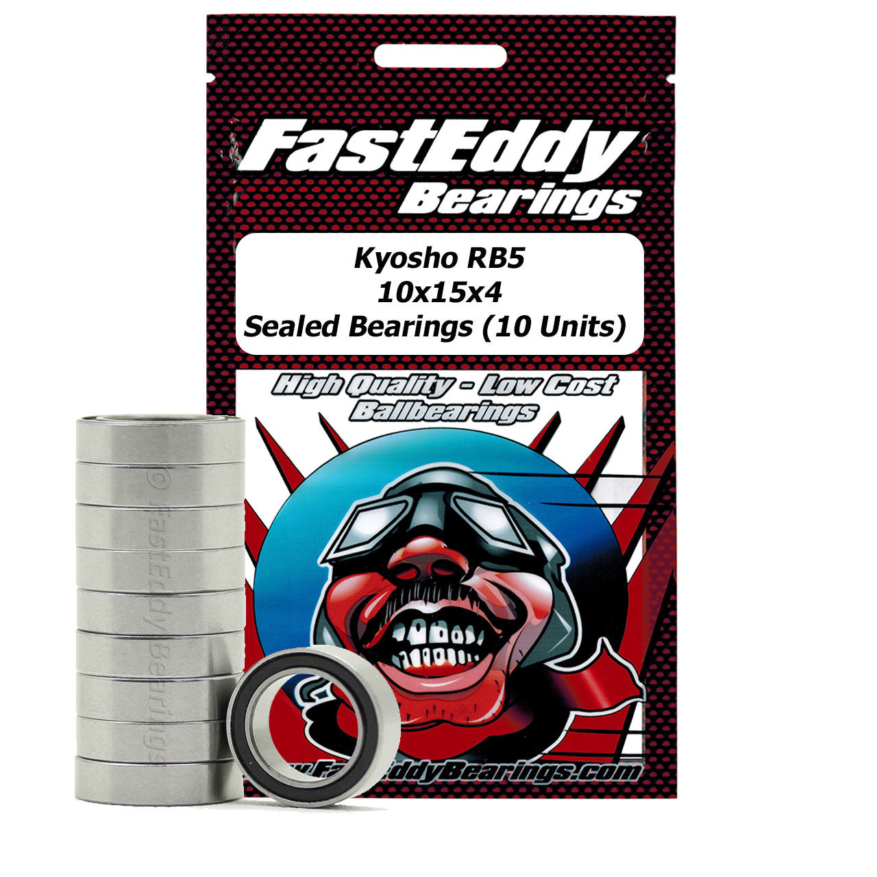 Kyosho RB5 10x15x4 Sealed Bearings (10 Units)
