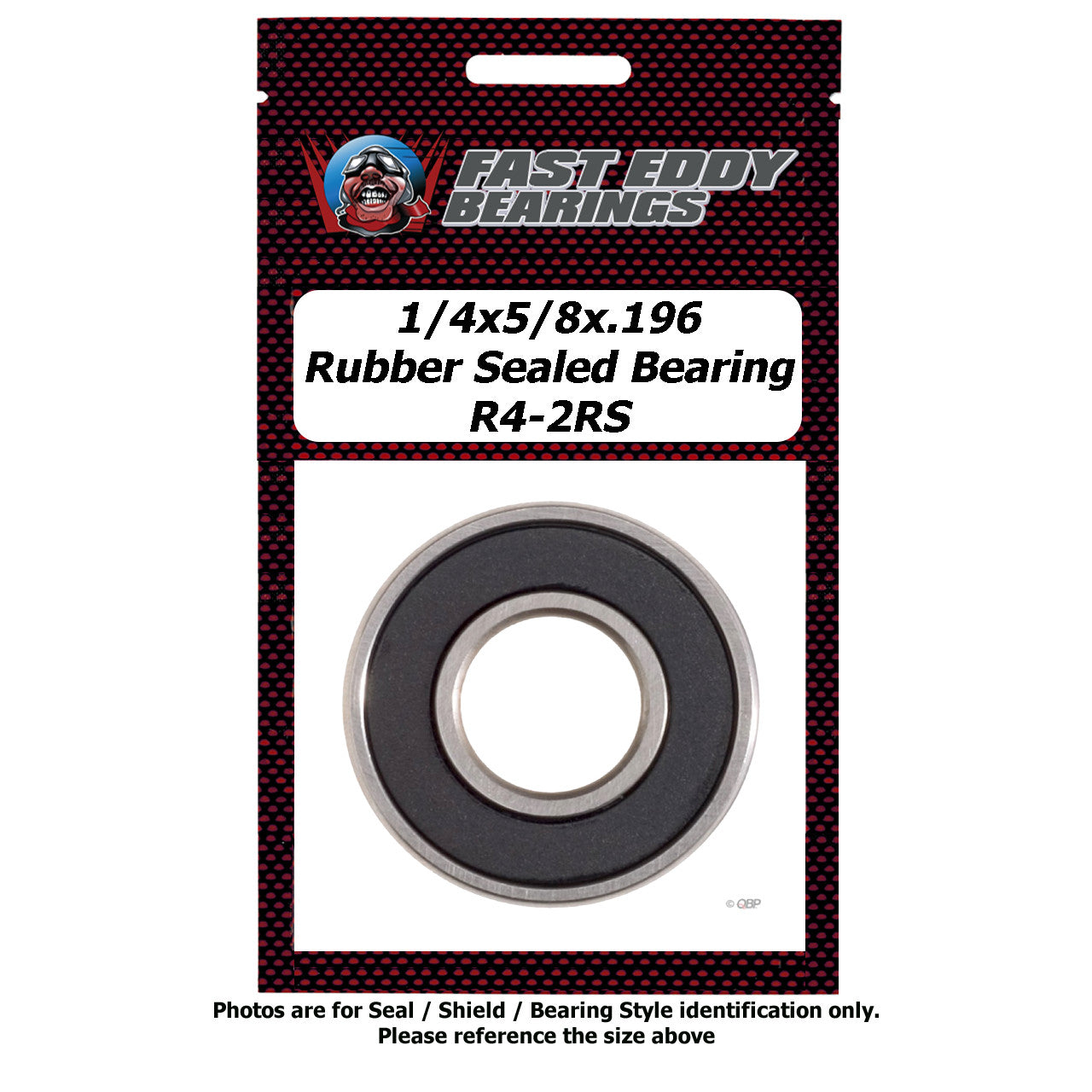 1/4x5/8x.196 Rubber Sealed Bearing R4-2RS