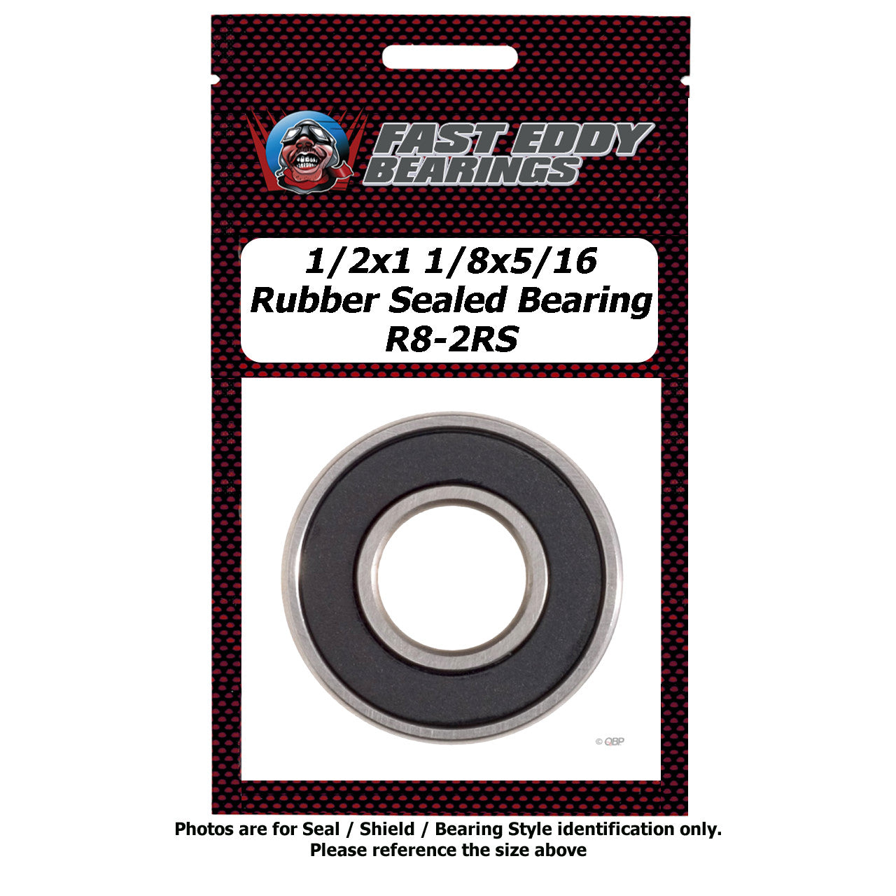1/2x1 1/8x5/16 Rubber Sealed Bearing R8-2RS