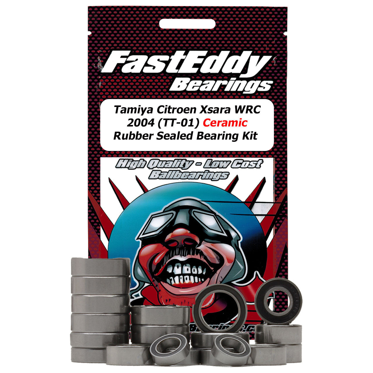 Tamiya Citroen Xsara WRC 2004 (TT-01) Ceramic Rubber Sealed Bearing Kit