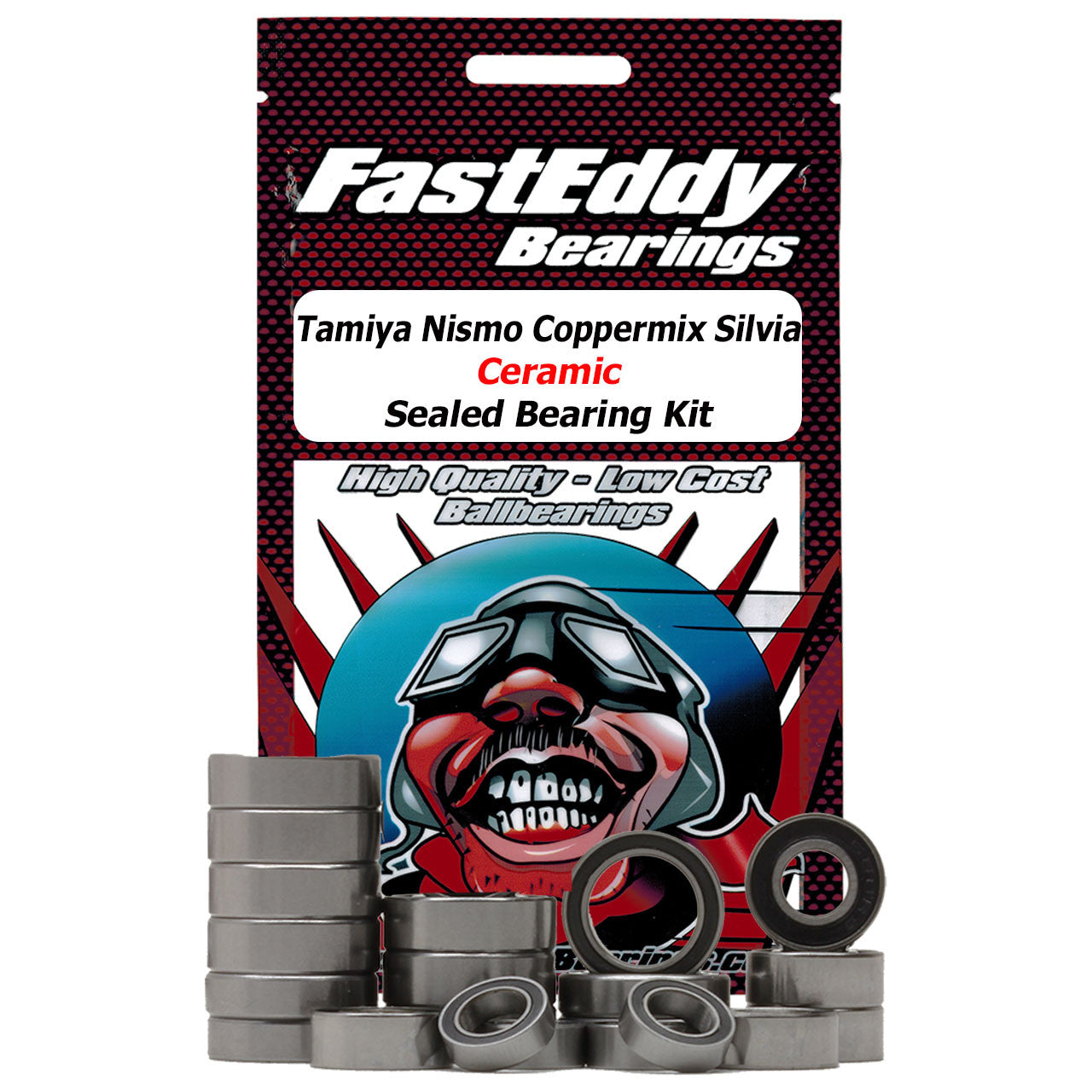 Tamiya Nismo Coppermix Silvia (TT-01D) Ceramic Sealed Bearing Kit
