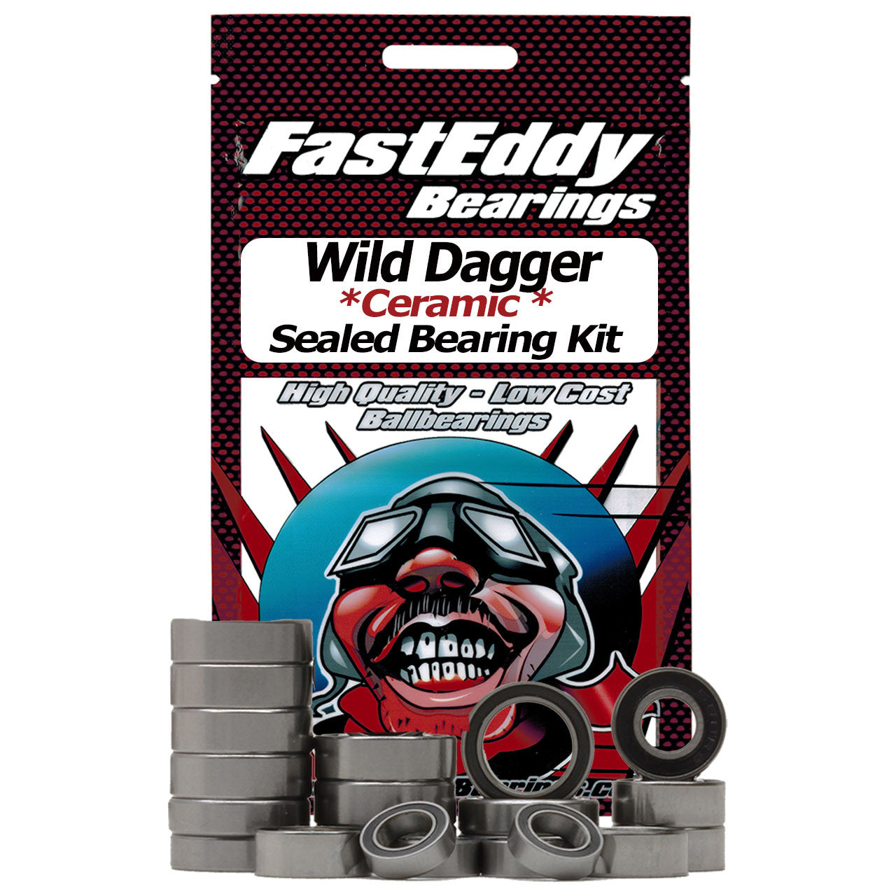 Tamiya Wild Dagger Ceramic Rubber Sealed Bearing Kit