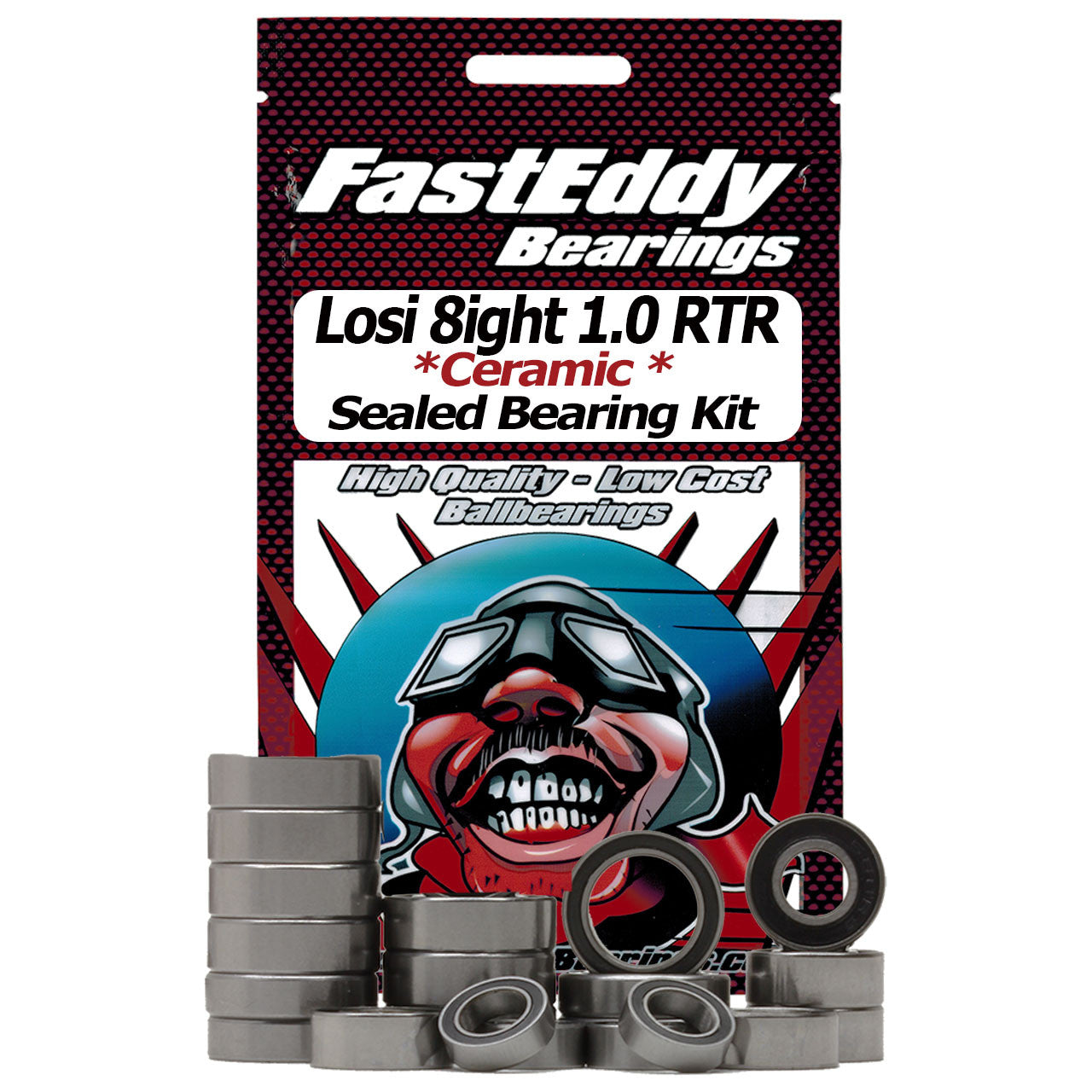 Team Losi 8ight 1.0 RTR Ceramic Rubber Sealed Bearing Kit
