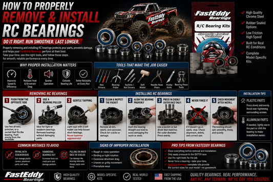 Properly Remove and Install RC Bearings