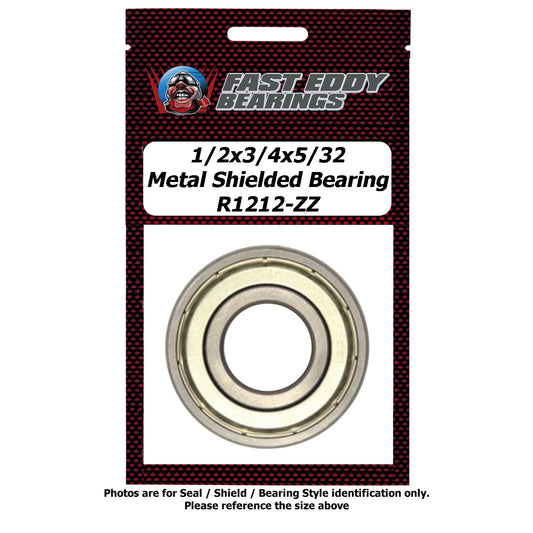 1/2x3/4x5/32 Metal Shielded Bearing R1212-ZZ