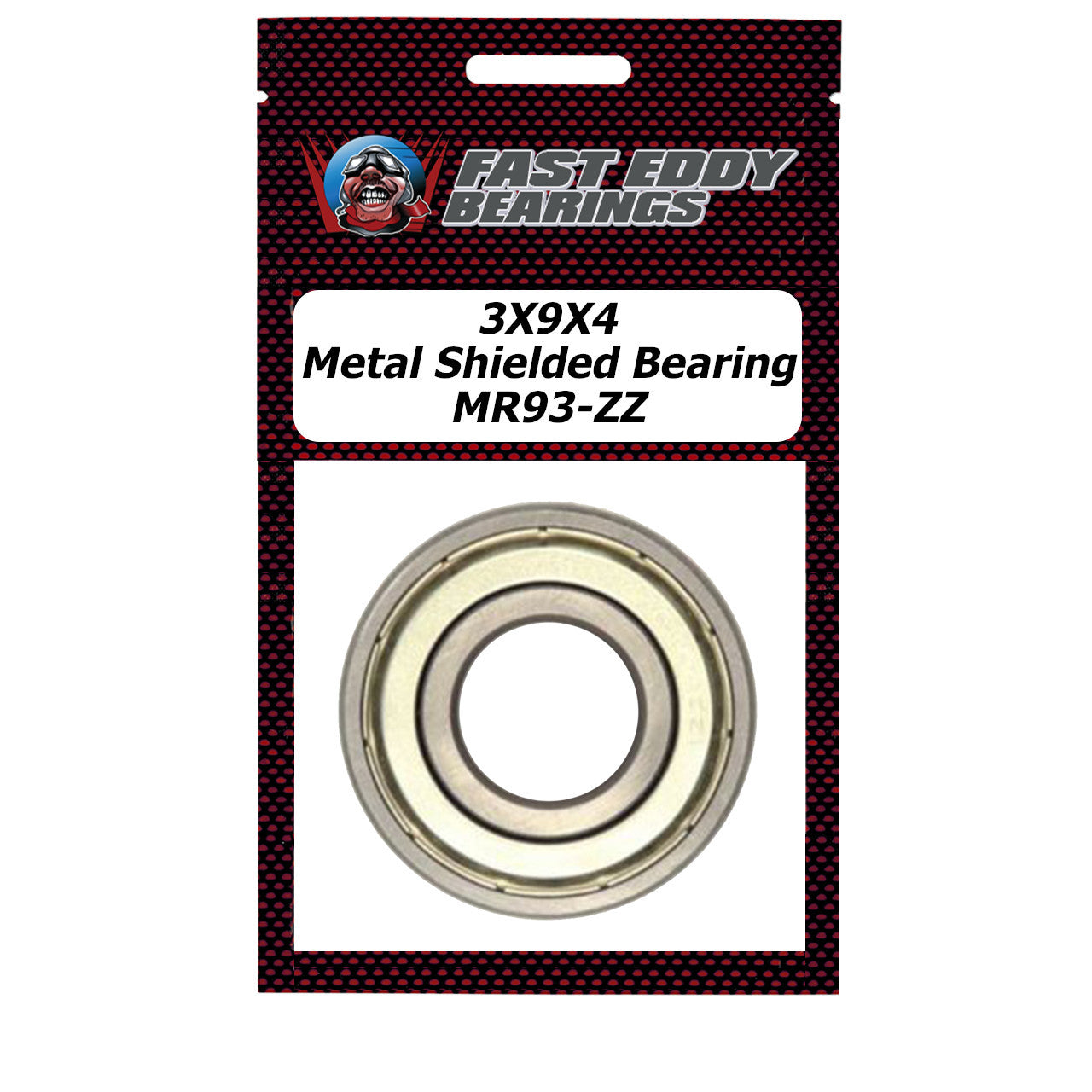 3X9X4 Metal Shielded Bearing MR93-ZZ