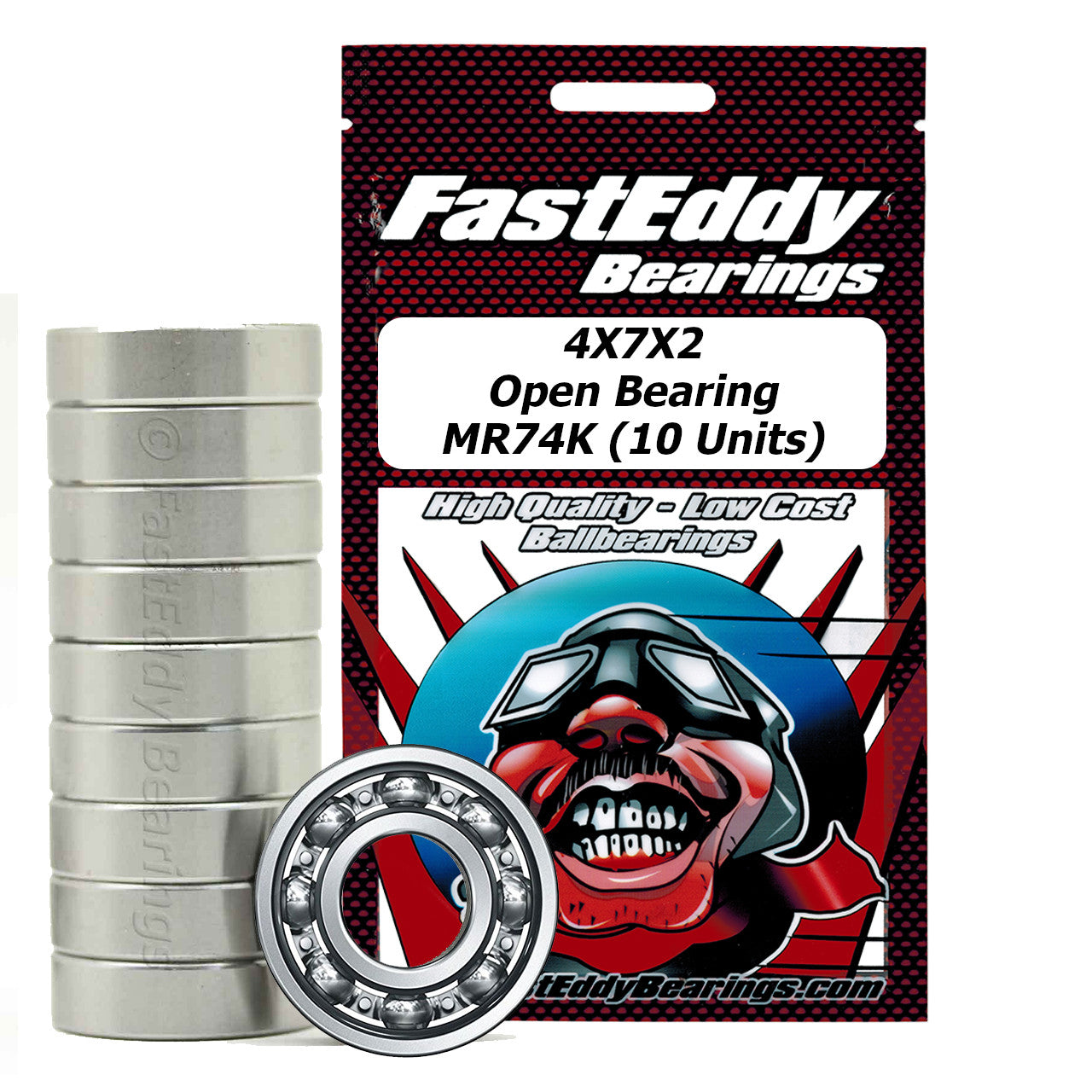 4X7X2 Open Bearing MR74K 10 Units