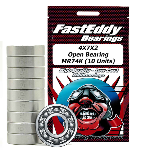 4X7X2 Open Bearing MR74K 10 Units