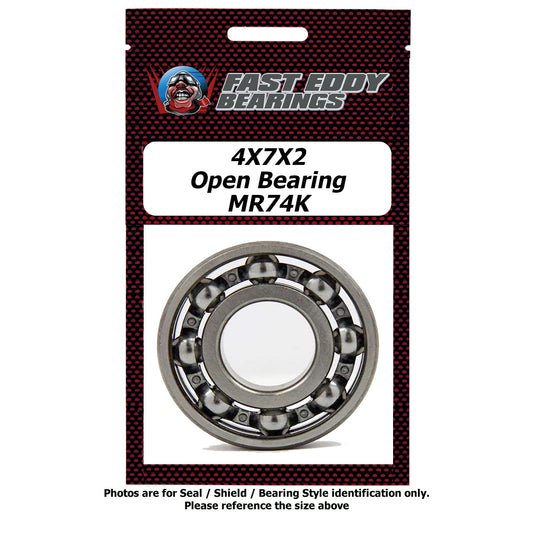 4X7X2 Open Bearing MR74K