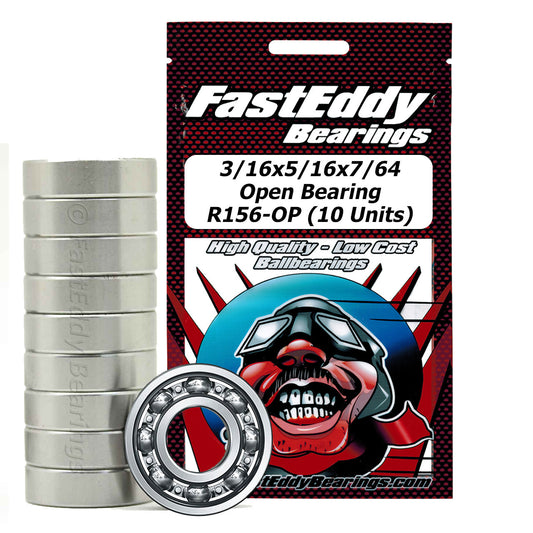 3/16x5/16x7/64 Open Bearing 156-OP (10 Units)