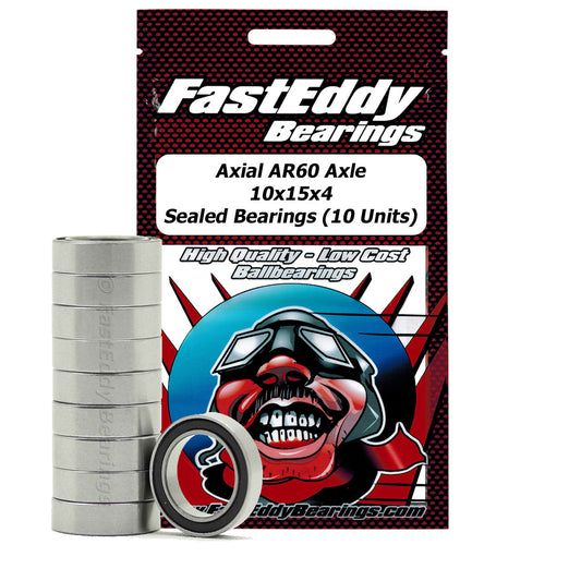 Axial AR60 Axle 10x15x4 Sealed Bearings (10 Units)