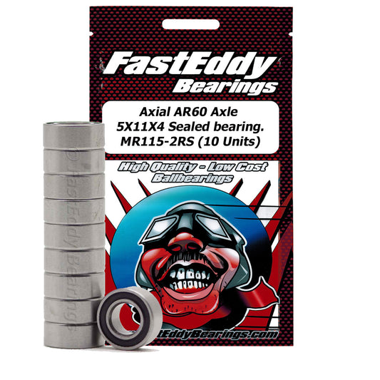`- Axial AR60 Axle 5X11X4 Sealed bearing. MR115-2RS (10 Units)