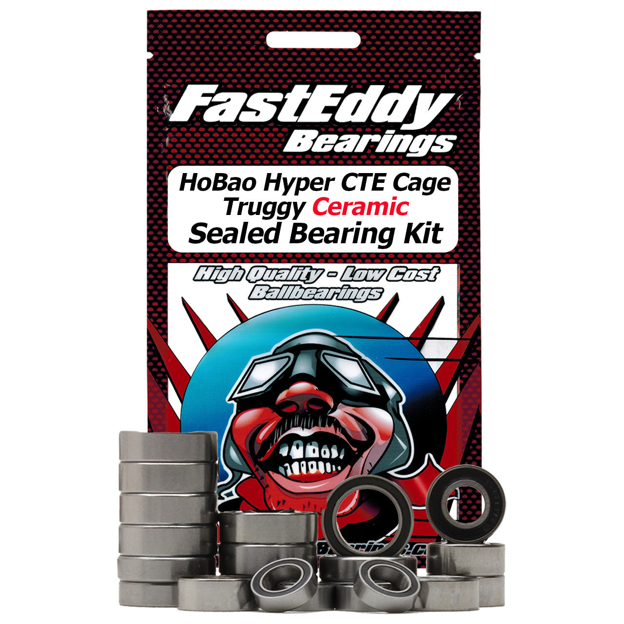 HoBao Hyper CTE Cage Truggy Ceramic Sealed Bearing Kit