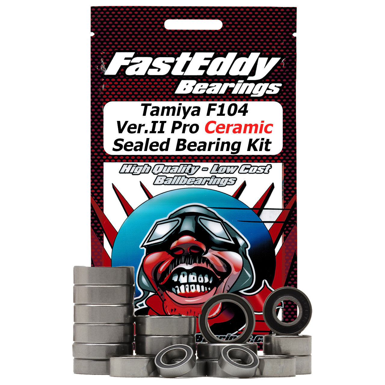 Tamiya F104 Ver.II Pro Ceramic Sealed Bearing Kit