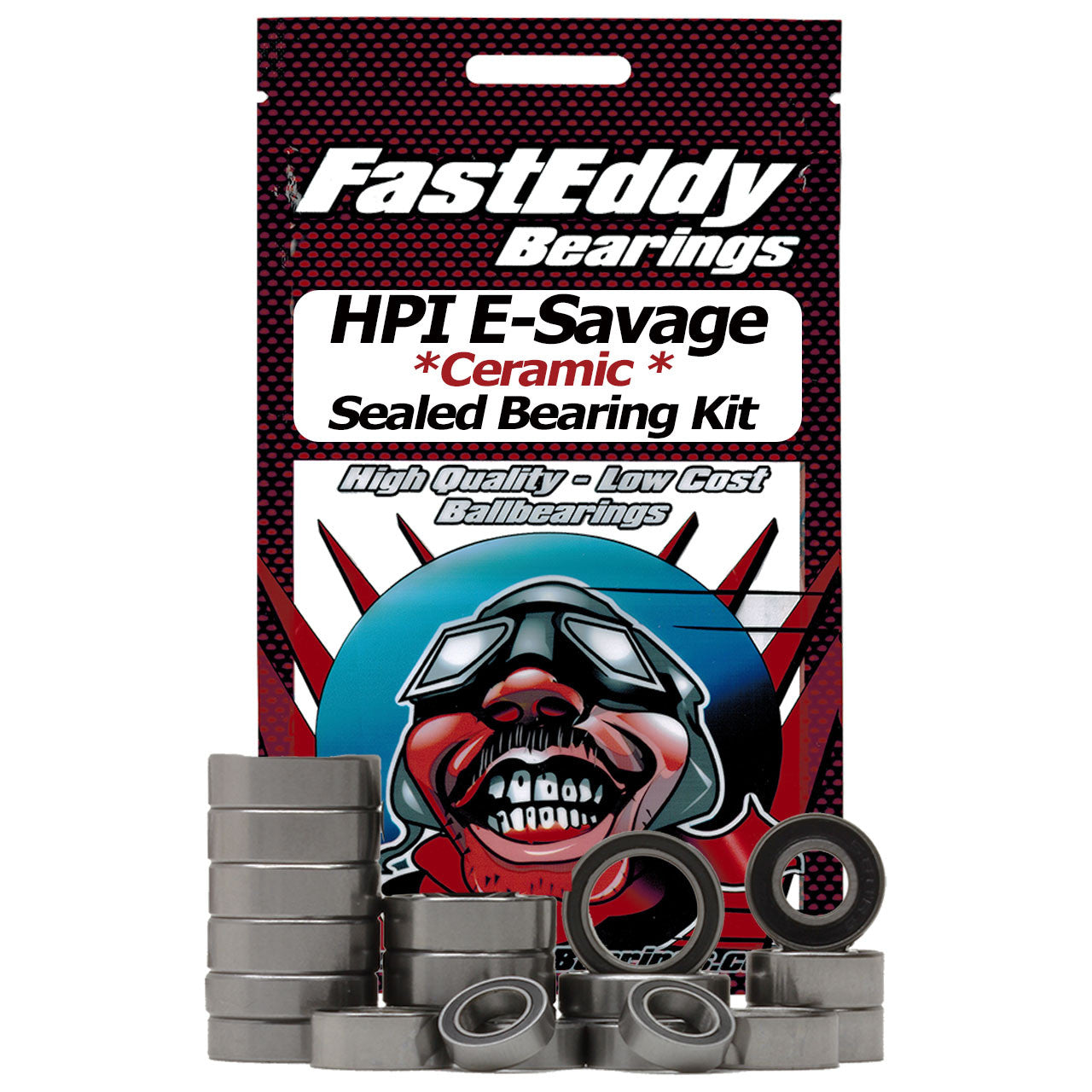 HPI E-Savage Ceramic Rubber Sealed Bearing Kit