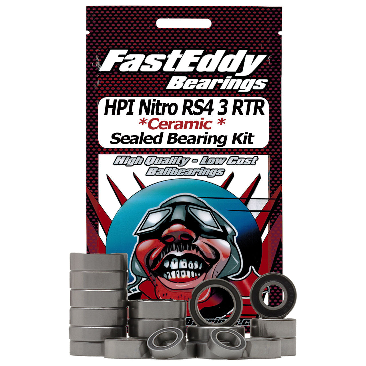 HPI Nitro RS4 3 RTR Ceramic Rubber Sealed Bearing Kit