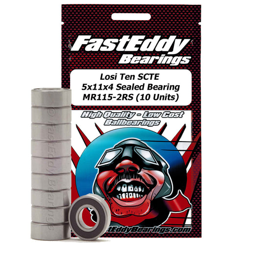 Losi Ten SCTE 5X11X4 Sealed bearing. MR115-2RS (10 Units)