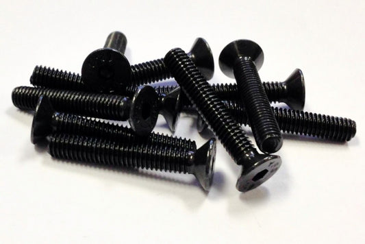 M4X25 FHSC 10 Units Flat Head Cap Screw