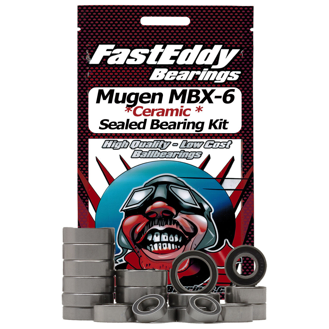 Mugen MBX-6 Ceramic Rubber Sealed Bearing Kit