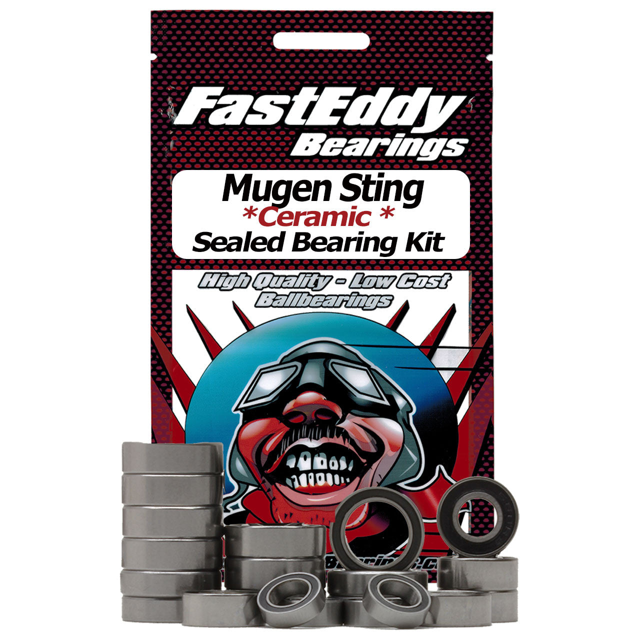 Mugen Sting Ceramic Rubber Sealed Bearing Kit
