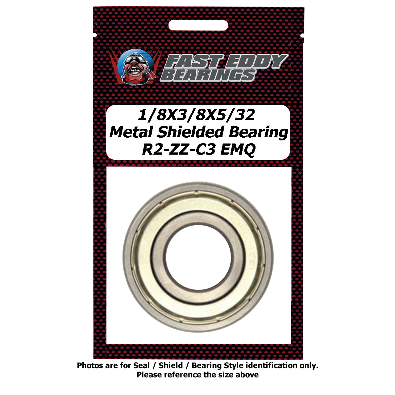 1/8x3/8x5/32 Metal Shielded Bearing R2-ZZ-C3 EMQ