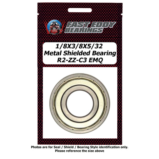 1/8x3/8x5/32 Metal Shielded Bearing R2-ZZ-C3 EMQ