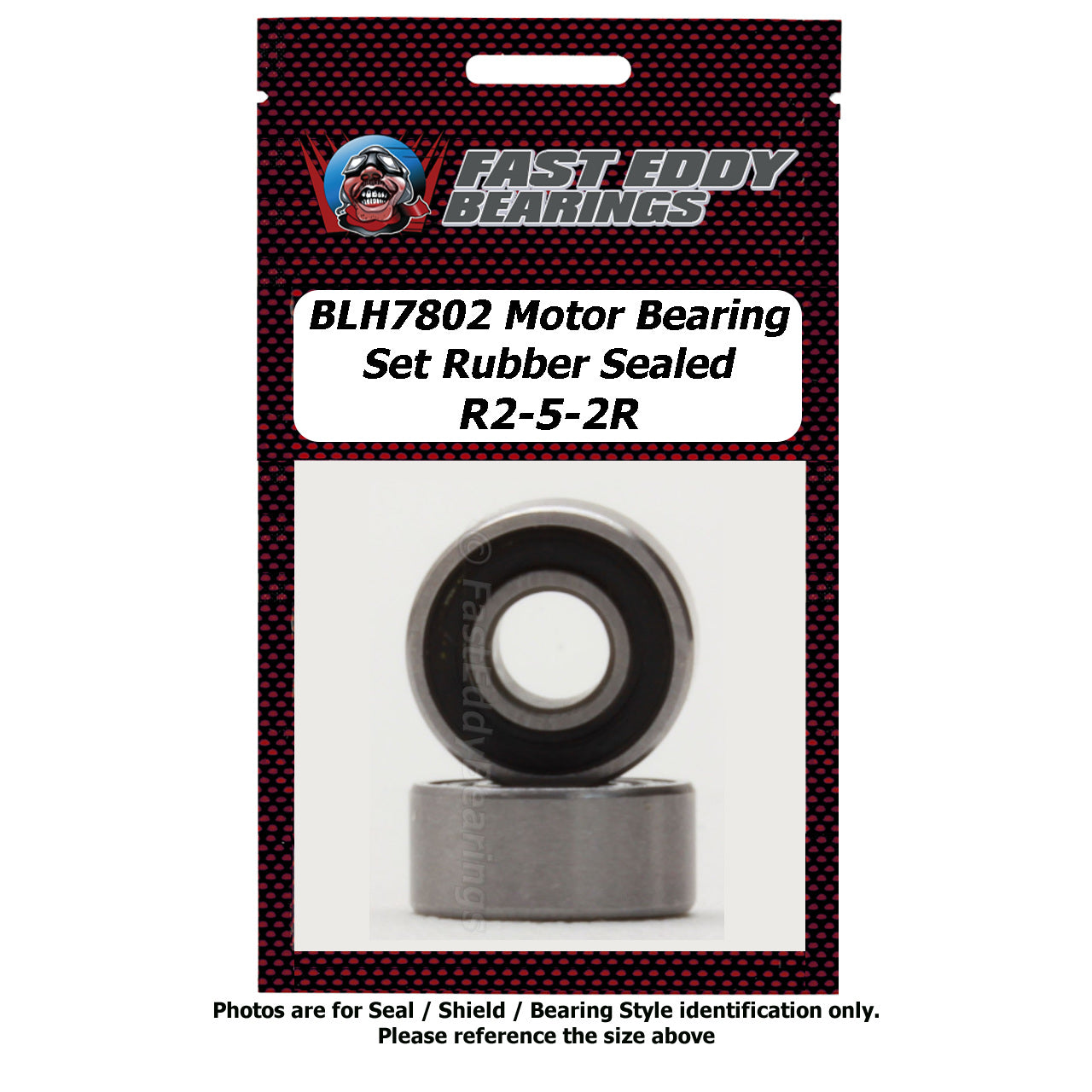 BLH7802 Motor Bearing Set Rubber Sealed