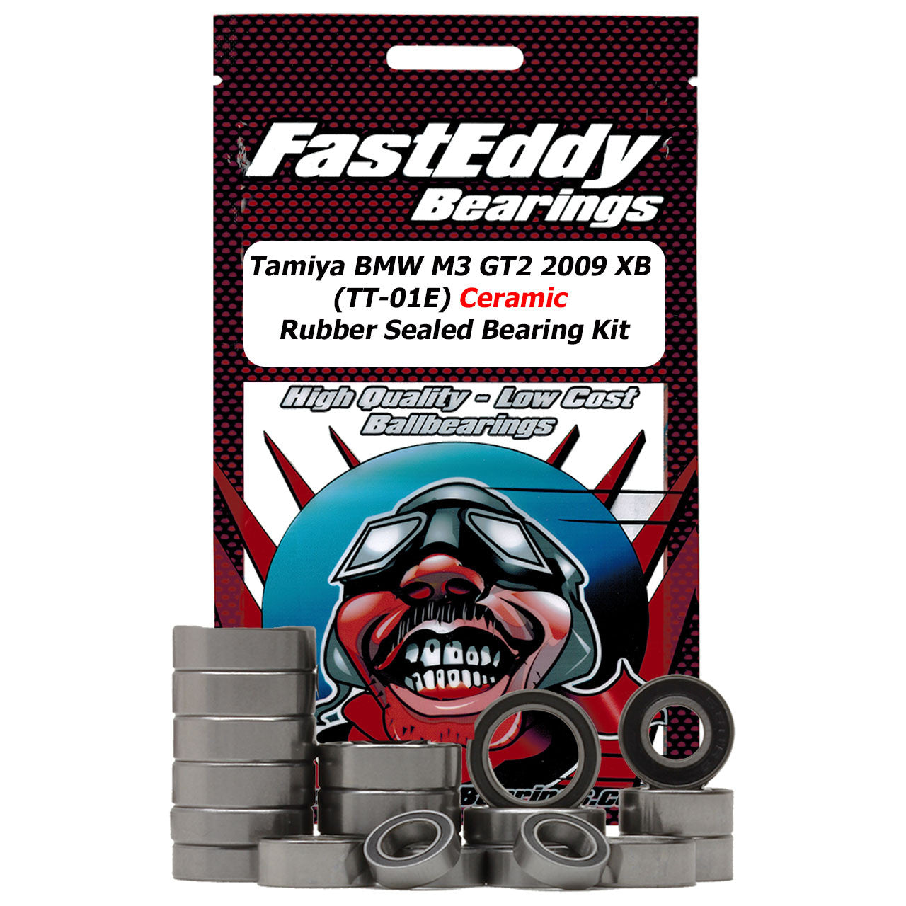 Tamiya  M3 GT2 2009 XB (TT-01E) Ceramic Rubber Sealed Bearing Kit
