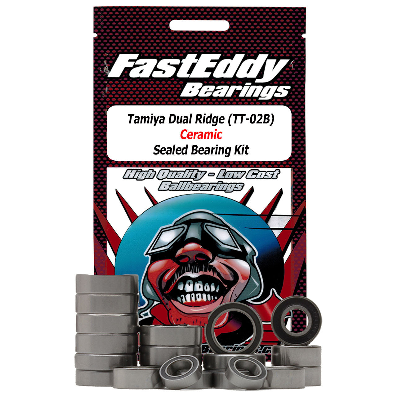 Tamiya Dual Ridge (TT-02B) Ceramic Sealed Bearing Kit