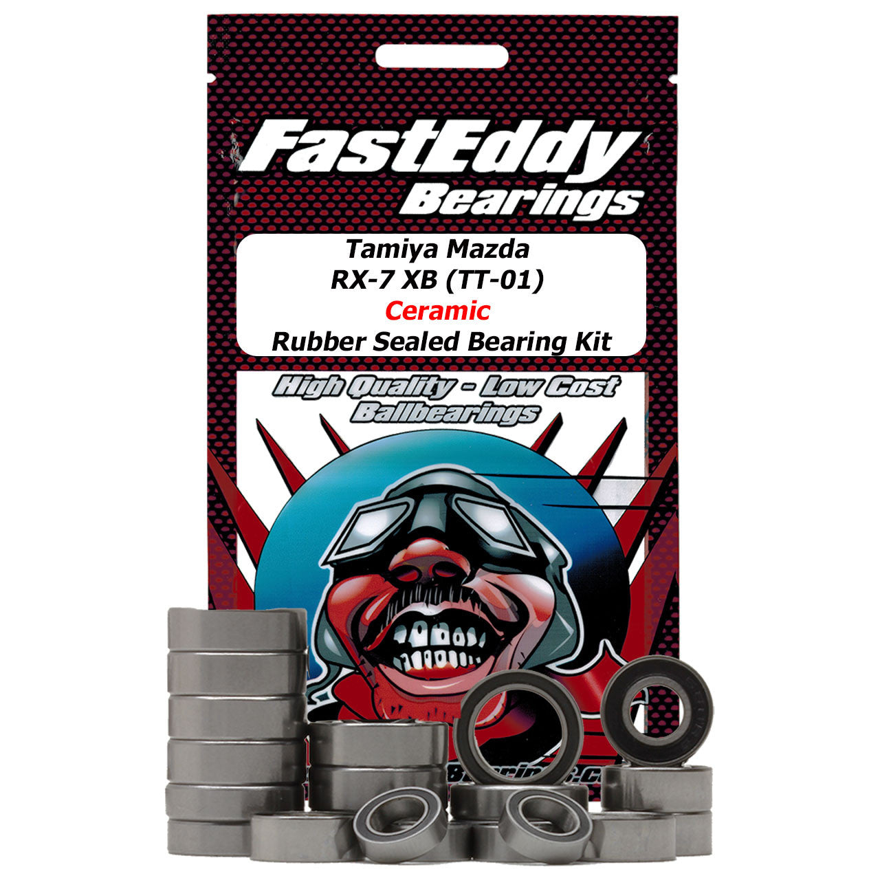 Tamiya Mazda RX-7 XB (TT-01) Ceramic Rubber Sealed Bearing Kit