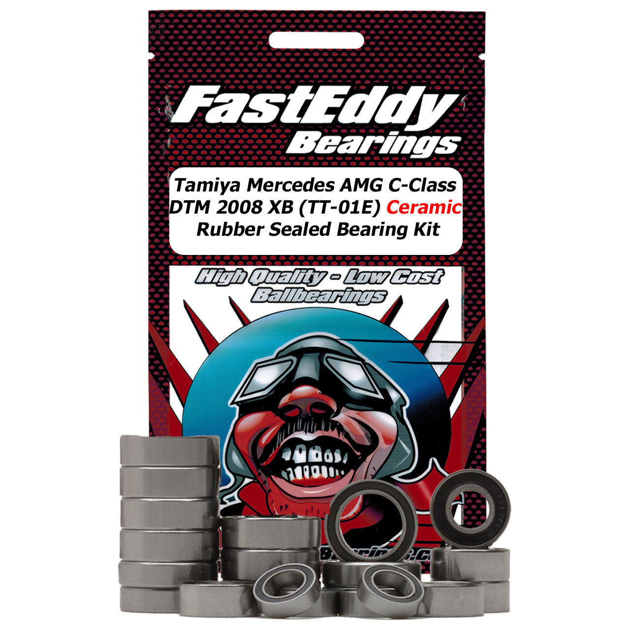 Tamiya Mercedes AMG C-Class DTM 2008 XB (TT-01E) Ceramic Rubber Sealed Bearing Kit