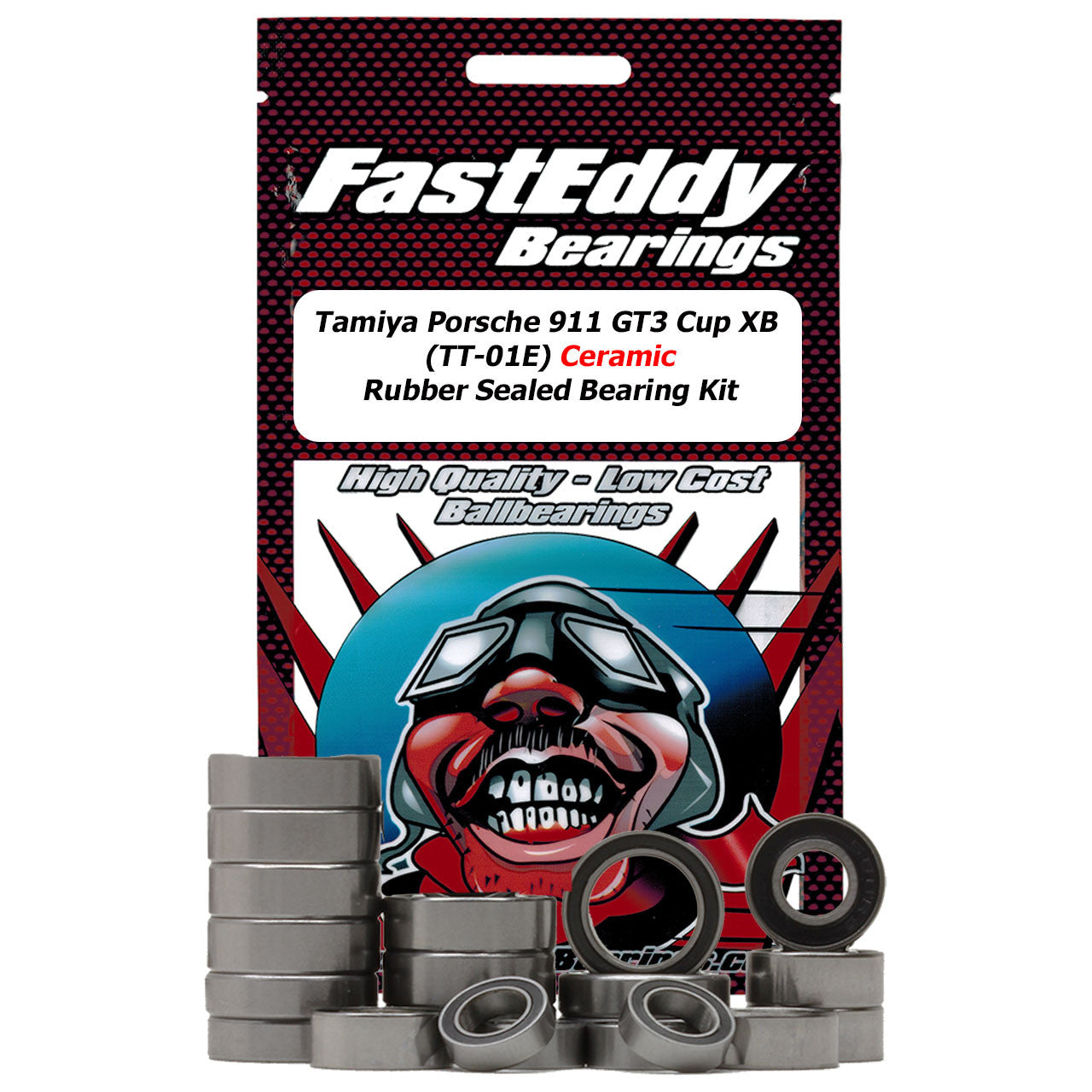 Tamiya  911 GT3 Cup XB (TT-01E) Ceramic Rubber Sealed Bearing Kit