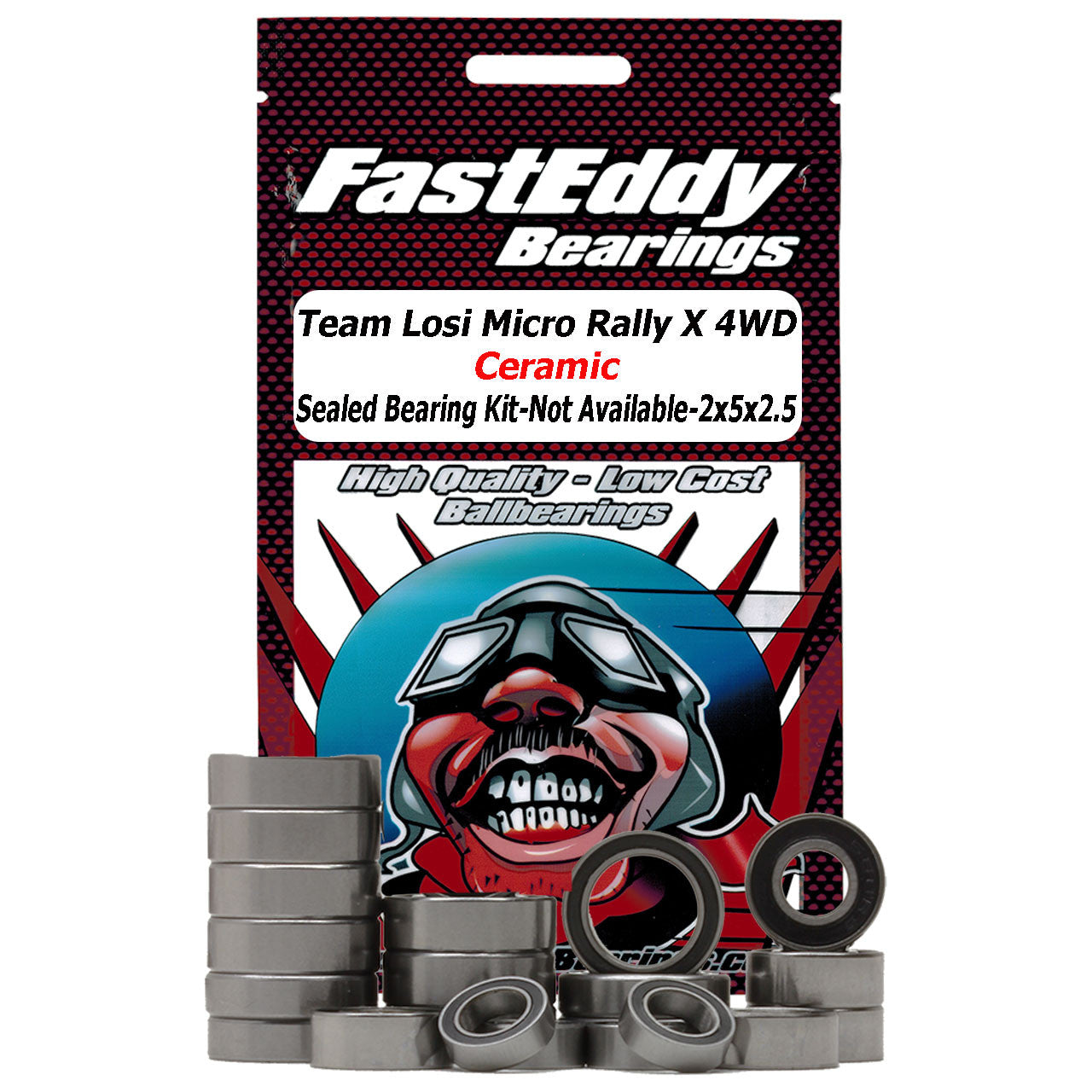 Team Losi Micro Rally X 4WD Ceramic Sealed Bearing Kit-Not Available-2x5x2.5
