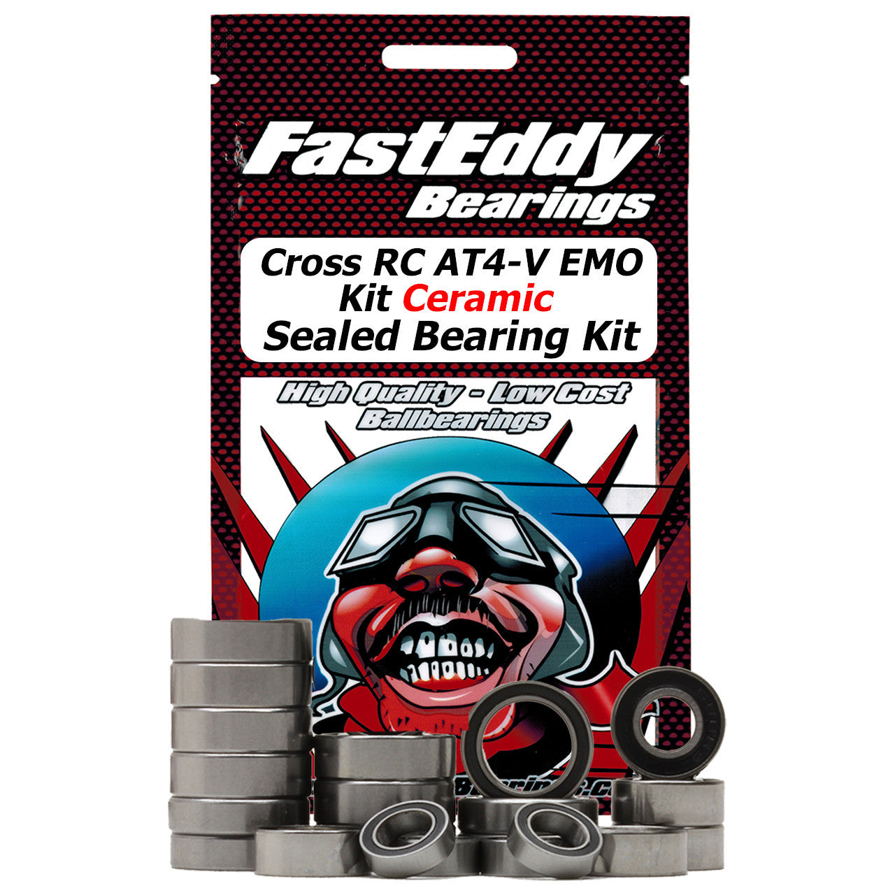 Cross RC AT4-V EMO Kit Ceramic Sealed Bearing Kit