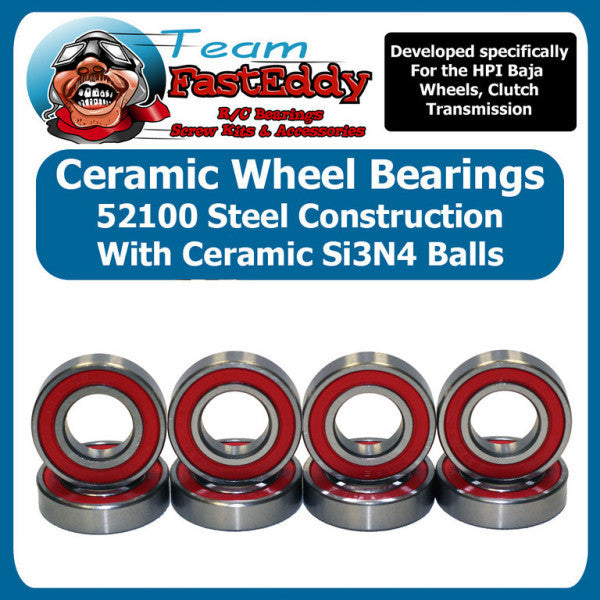 Ceramic Wheel Bearing Set HPI Baja