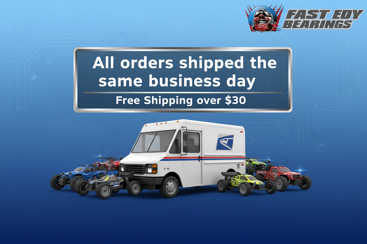 Shipping banner with USPS truck